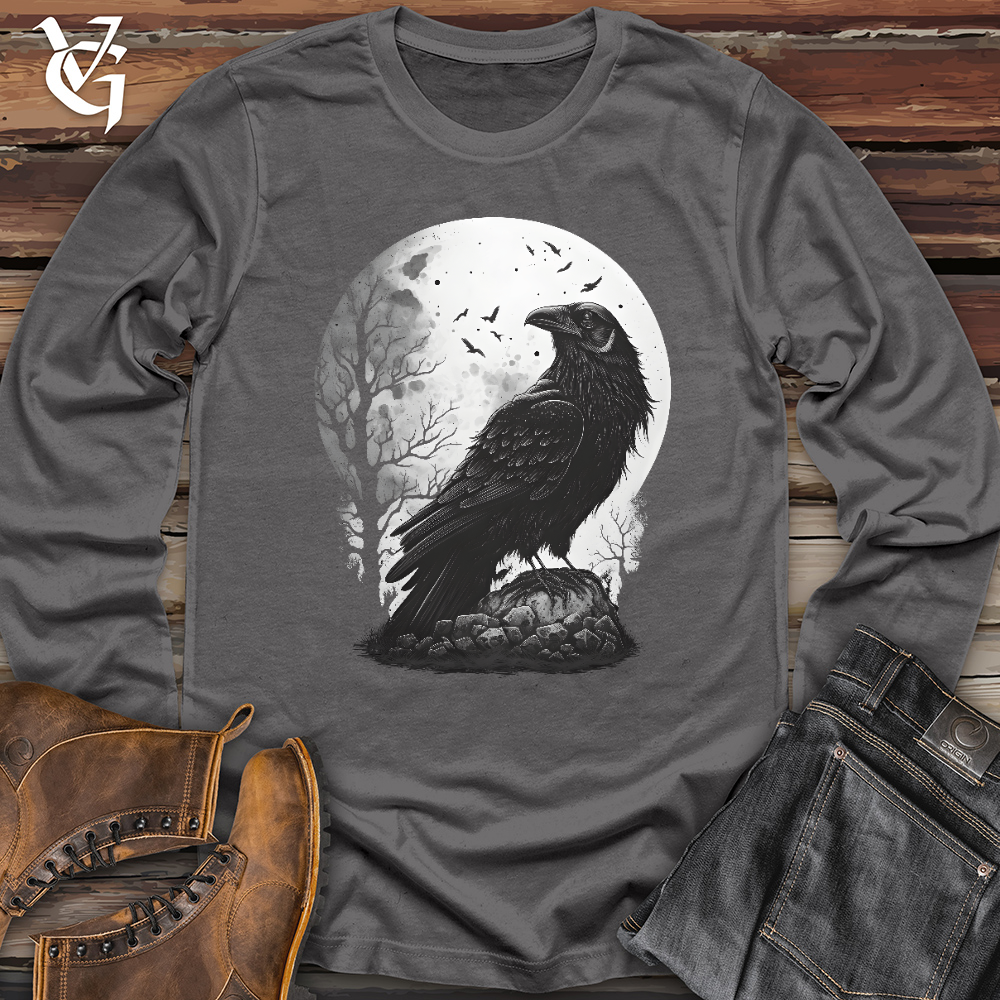 Viking Goods Midnight Raven Perch Long Sleeve Asphalt / L