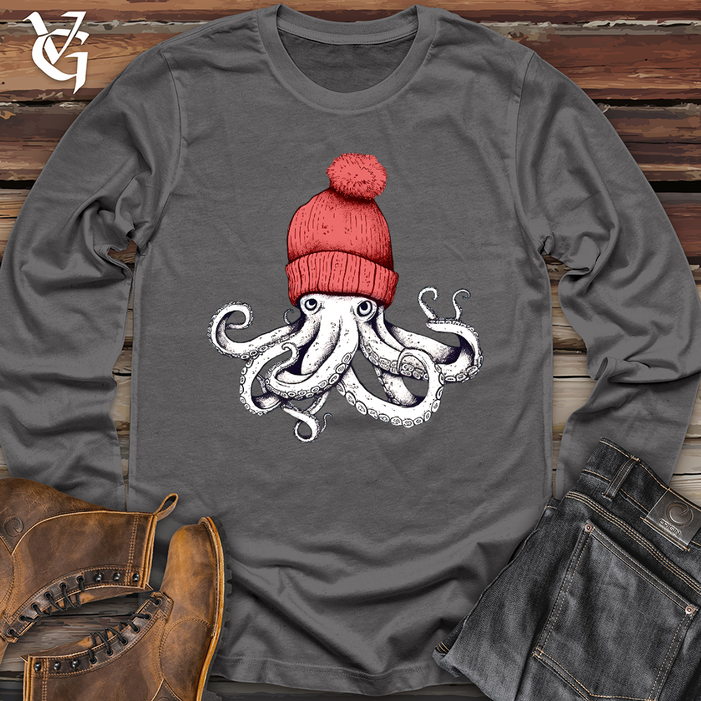 Viking Goods Octopus Chillin Long Sleeve Asphalt / L