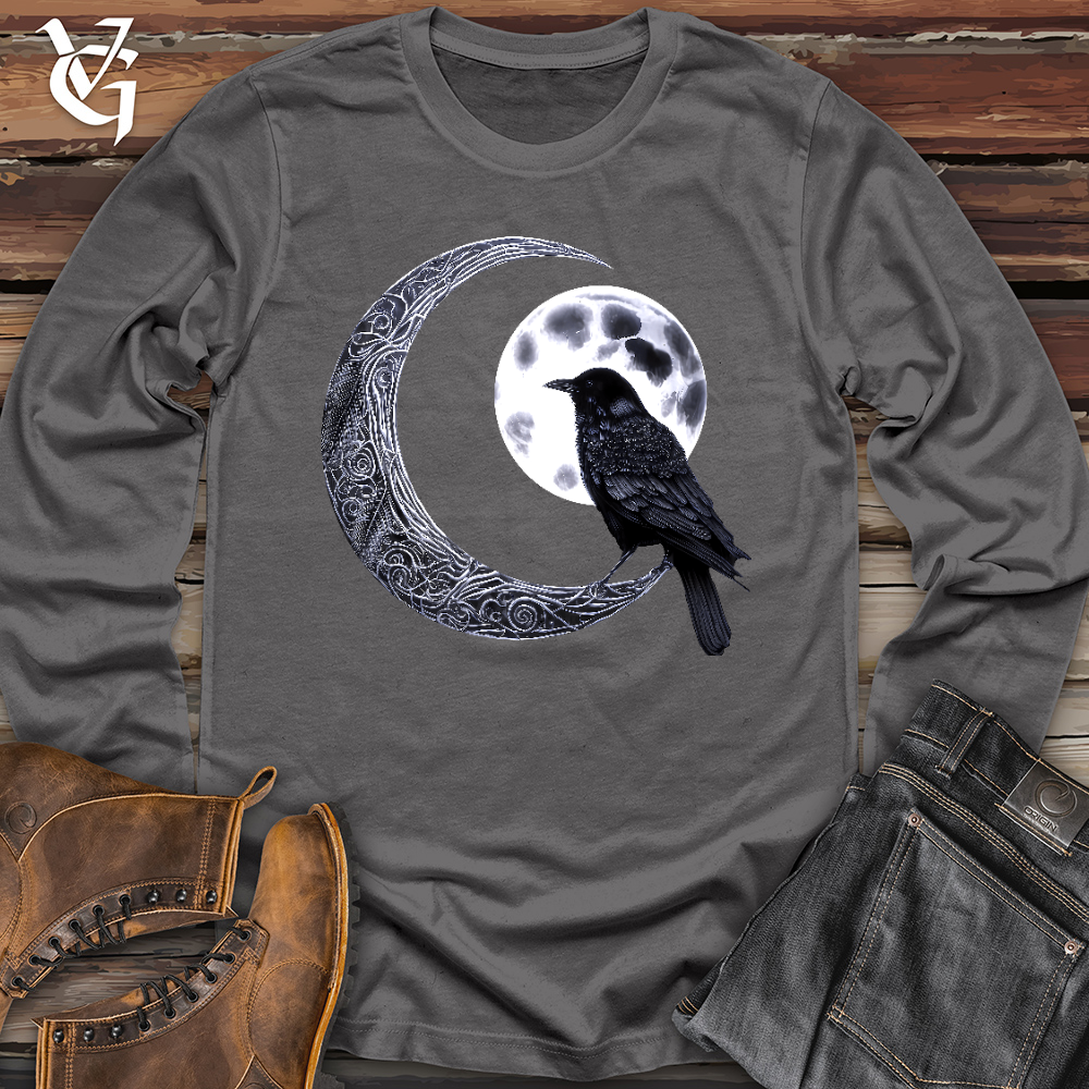 Viking Goods Raven & Moon Negotiations Long Sleeve Asphalt / L