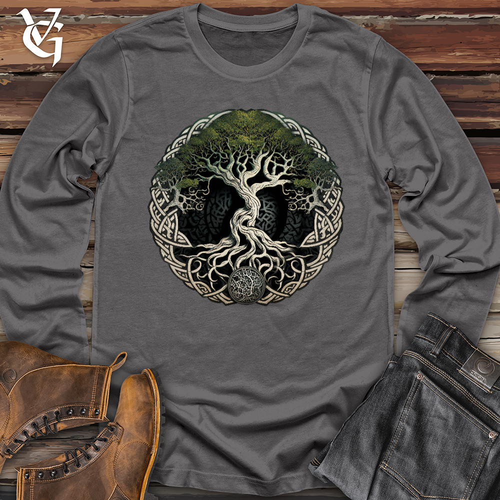 Viking Goods Tree of Life Viking Long Sleeve Asphalt / L