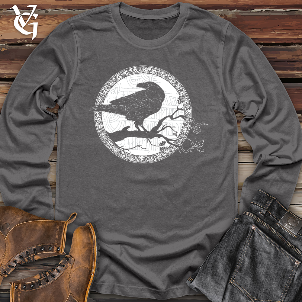 Viking Goods White Raven Winter Long Sleeve Asphalt / L