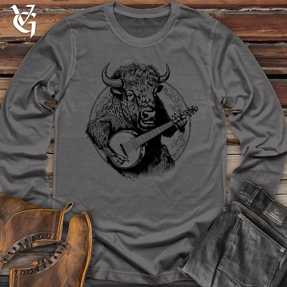 Viking Goods Banjo Bison Long Sleeve Asphalt / XS