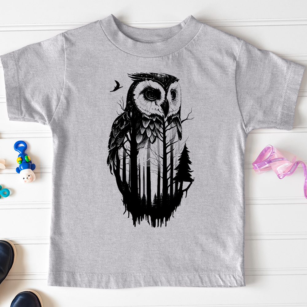 Viking Goods Owl Soul Toddler Tee Athletic Heather / 2T