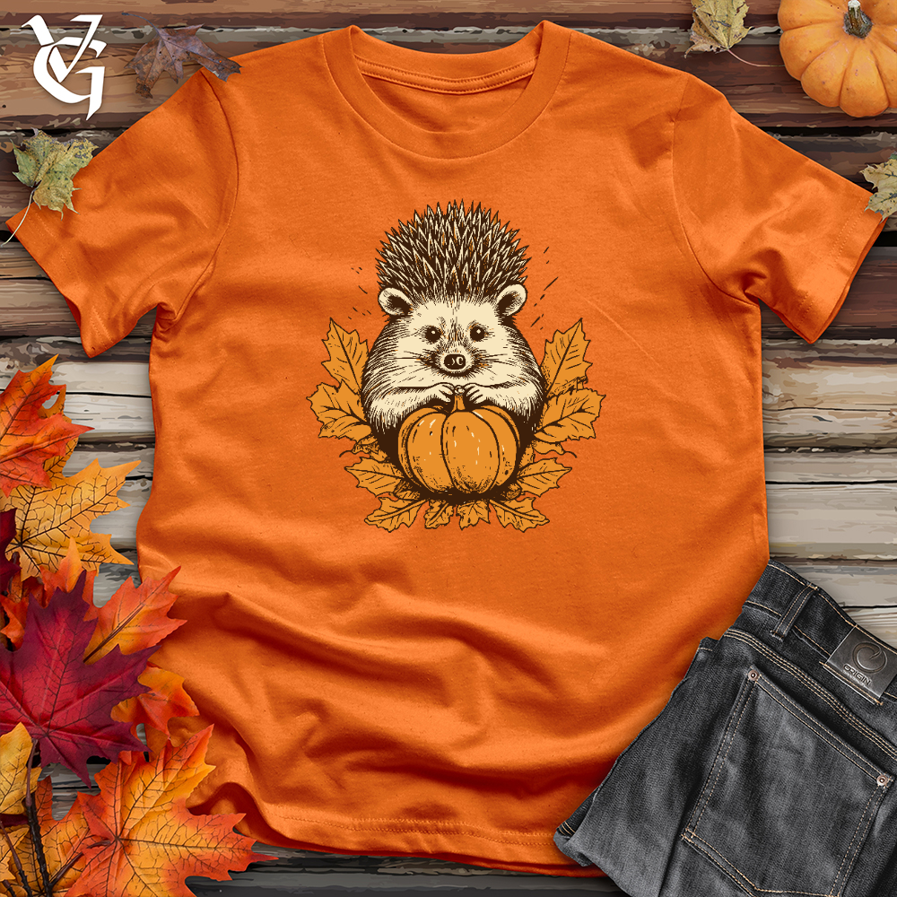 Viking Goods Autumn Crowned Hedgehog Cotton Tee Autumn / L