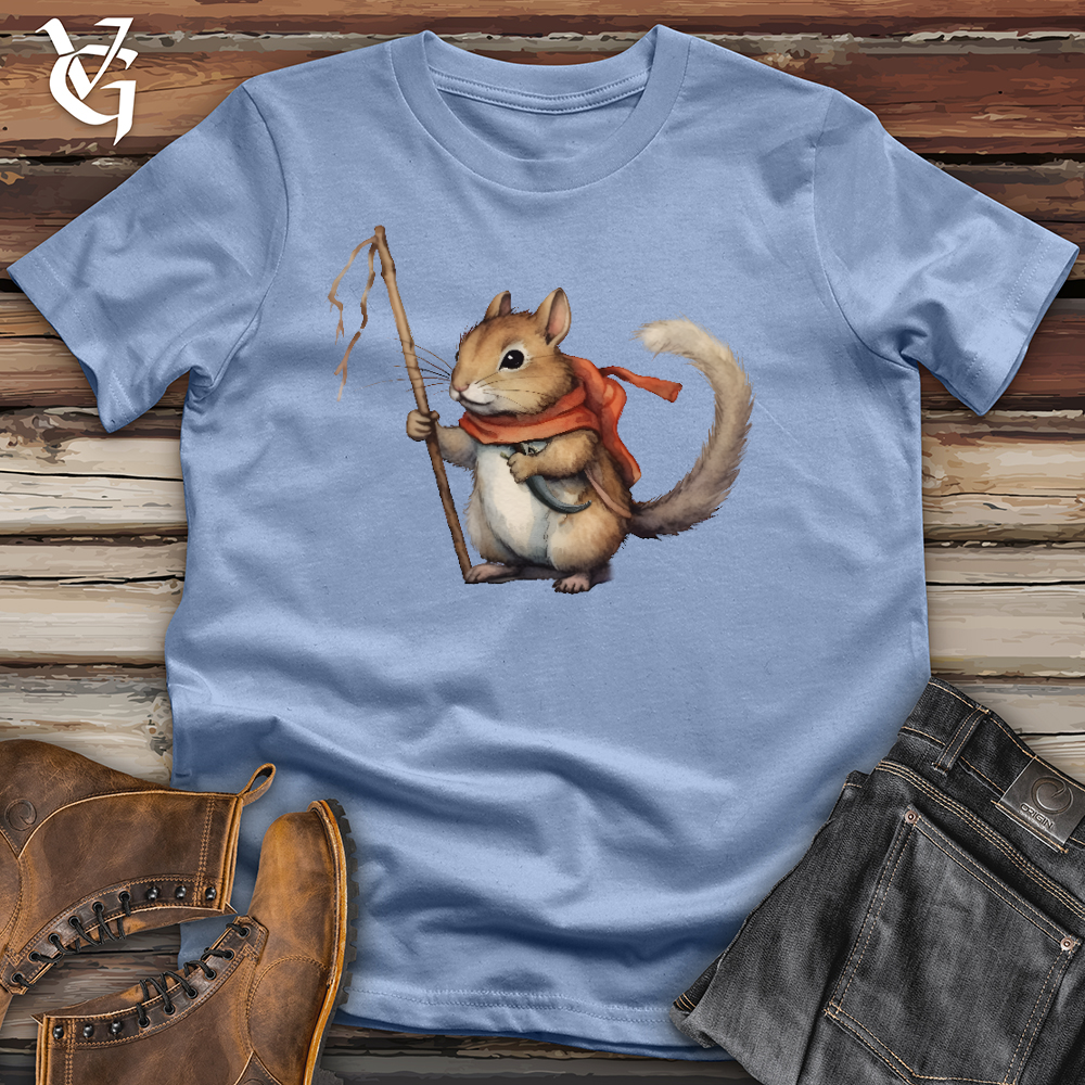 Viking Goods Accomplished Squirrel Cotton Tee Baby Blue / L