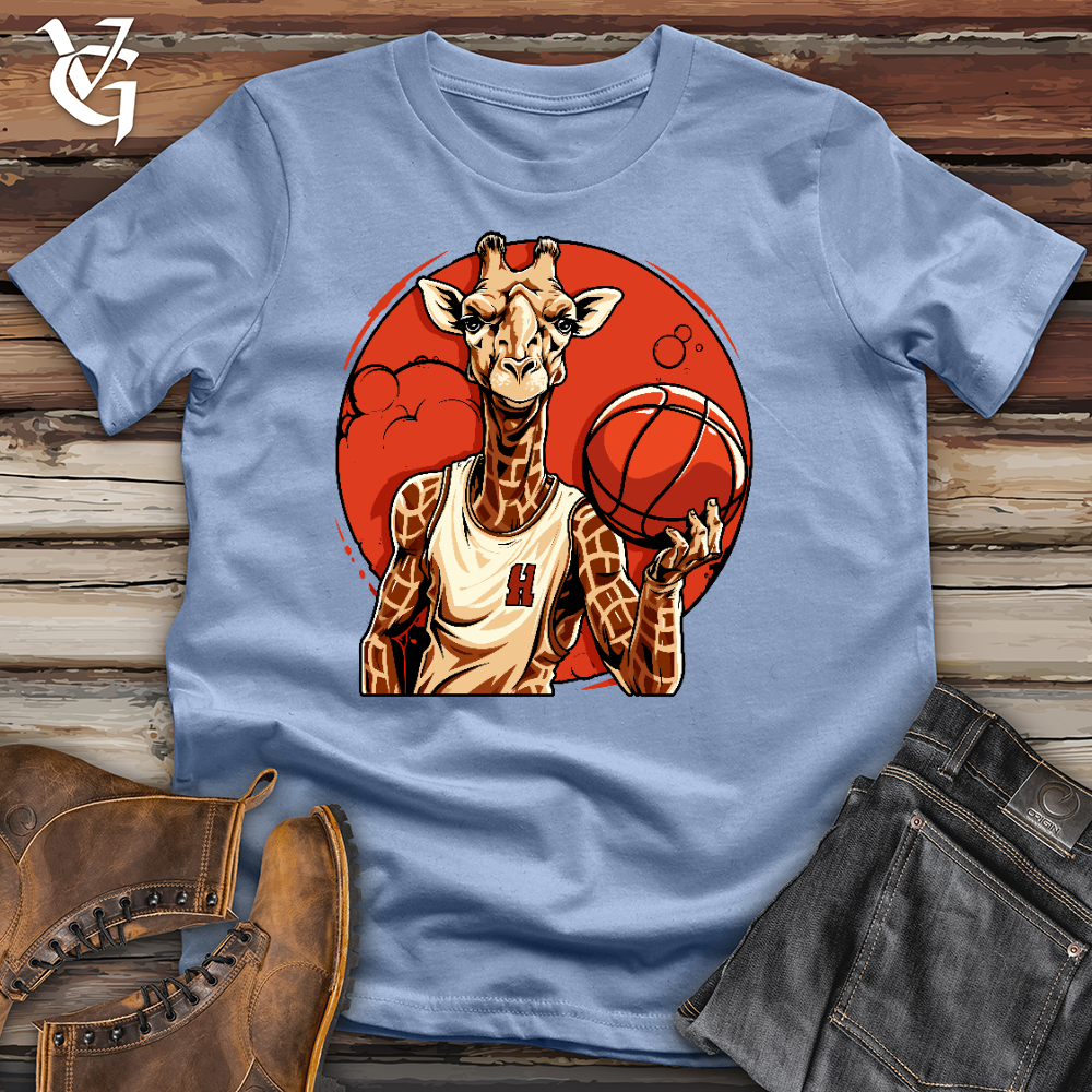 Viking Goods Balling Giraffe Cotton Tee Baby Blue / L
