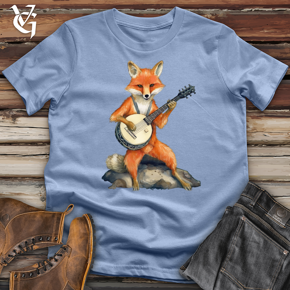 Viking Goods Banjo Fox Cotton Tee Baby Blue / L