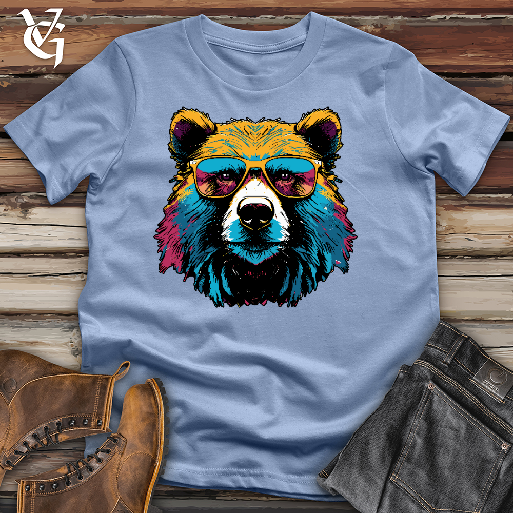 Viking Goods Bear Ballin Cotton Tee Baby Blue / L