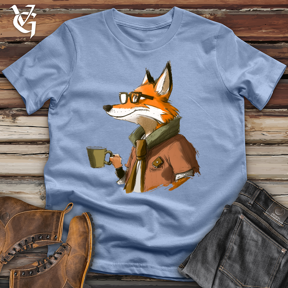 Viking Goods Corporate Fox Cotton Tee Baby Blue / L