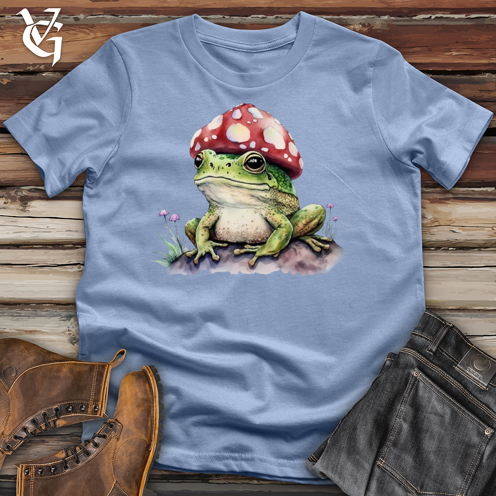 Viking Goods Frog Mushroom Head Cotton Tee Baby Blue / L