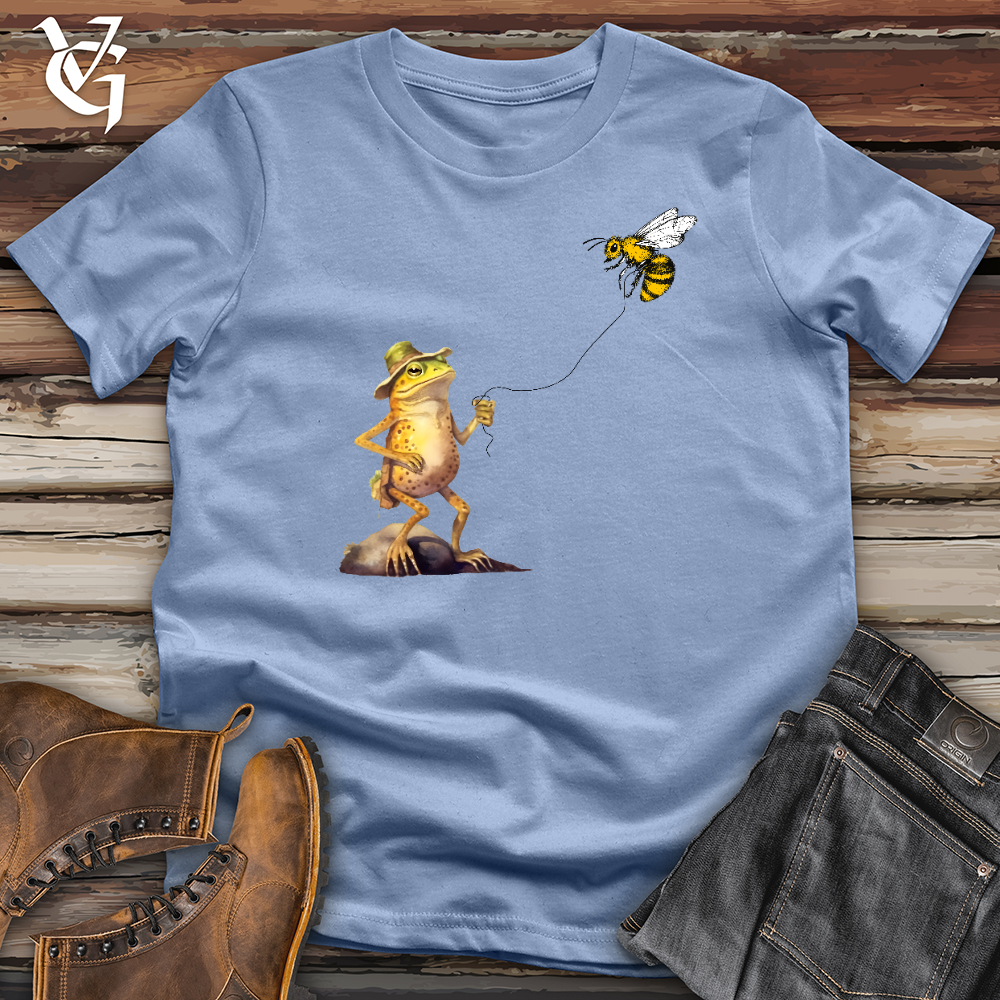Viking Goods Frog Pet Bee Cotton Tee Baby Blue / L