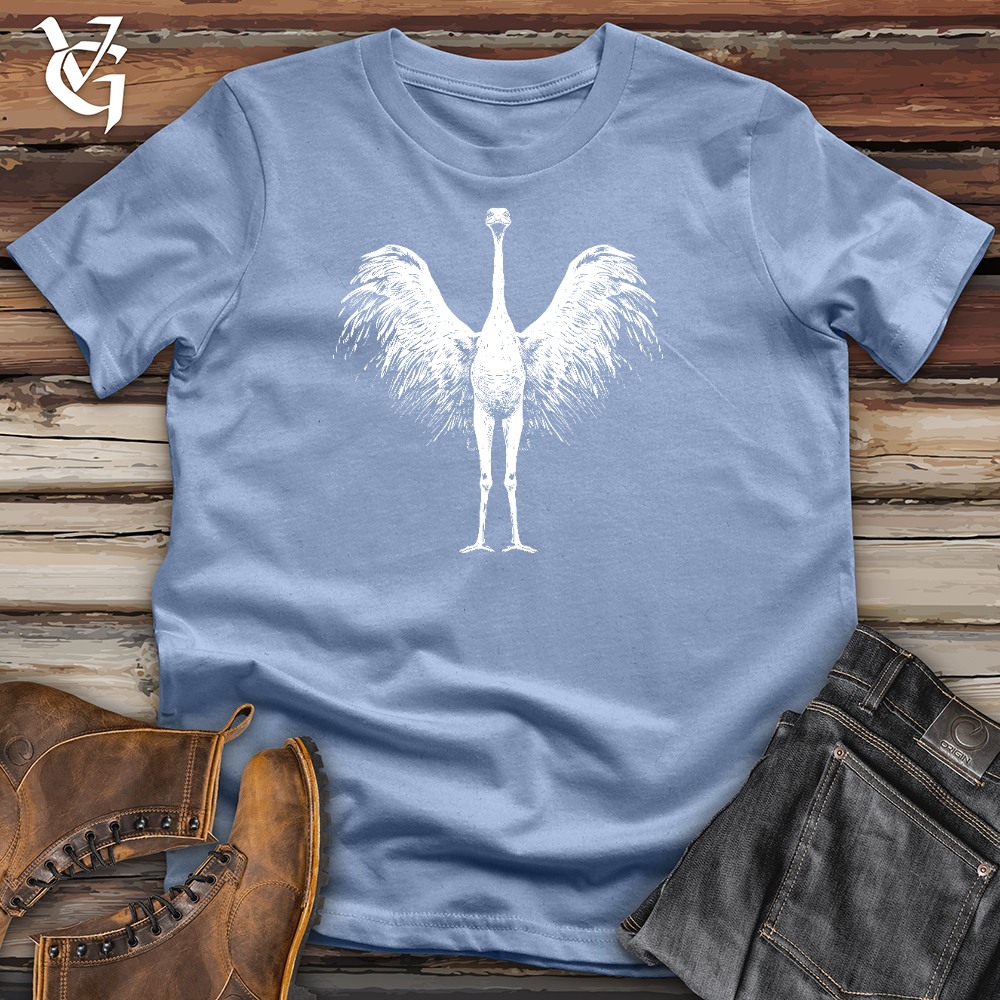 Viking Goods Graceful Ostrich Cotton Tee Baby Blue / L