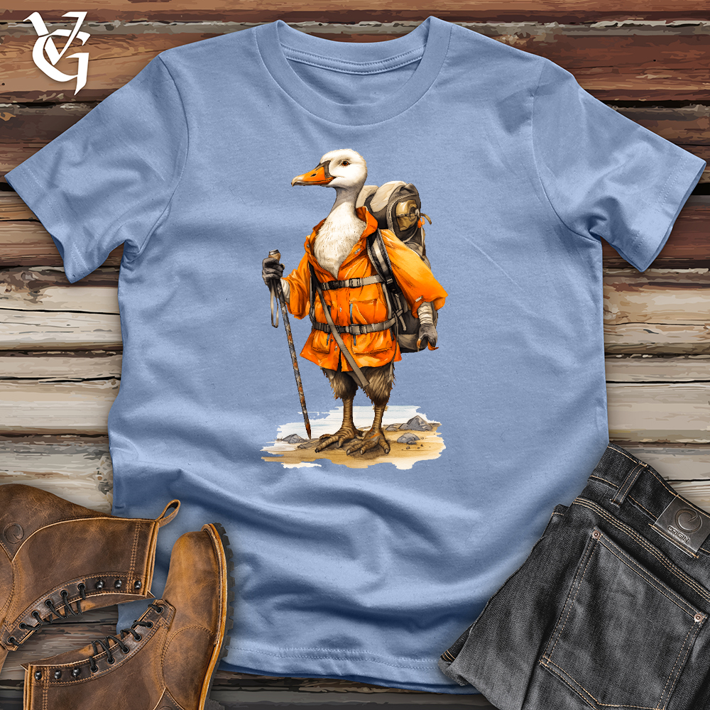 Viking Goods Hiking Goose Cotton Tee Baby Blue / L