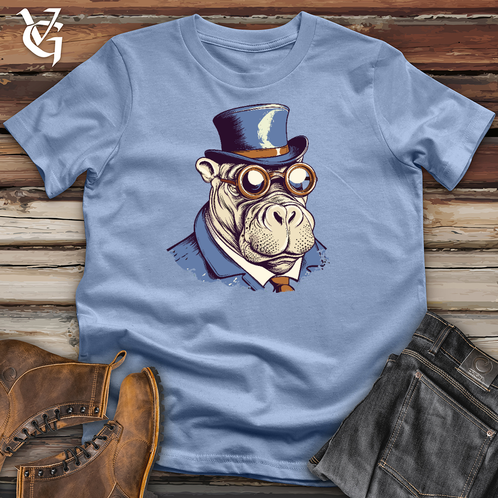 Viking Goods Hippopota Cotton Tee Baby Blue / L