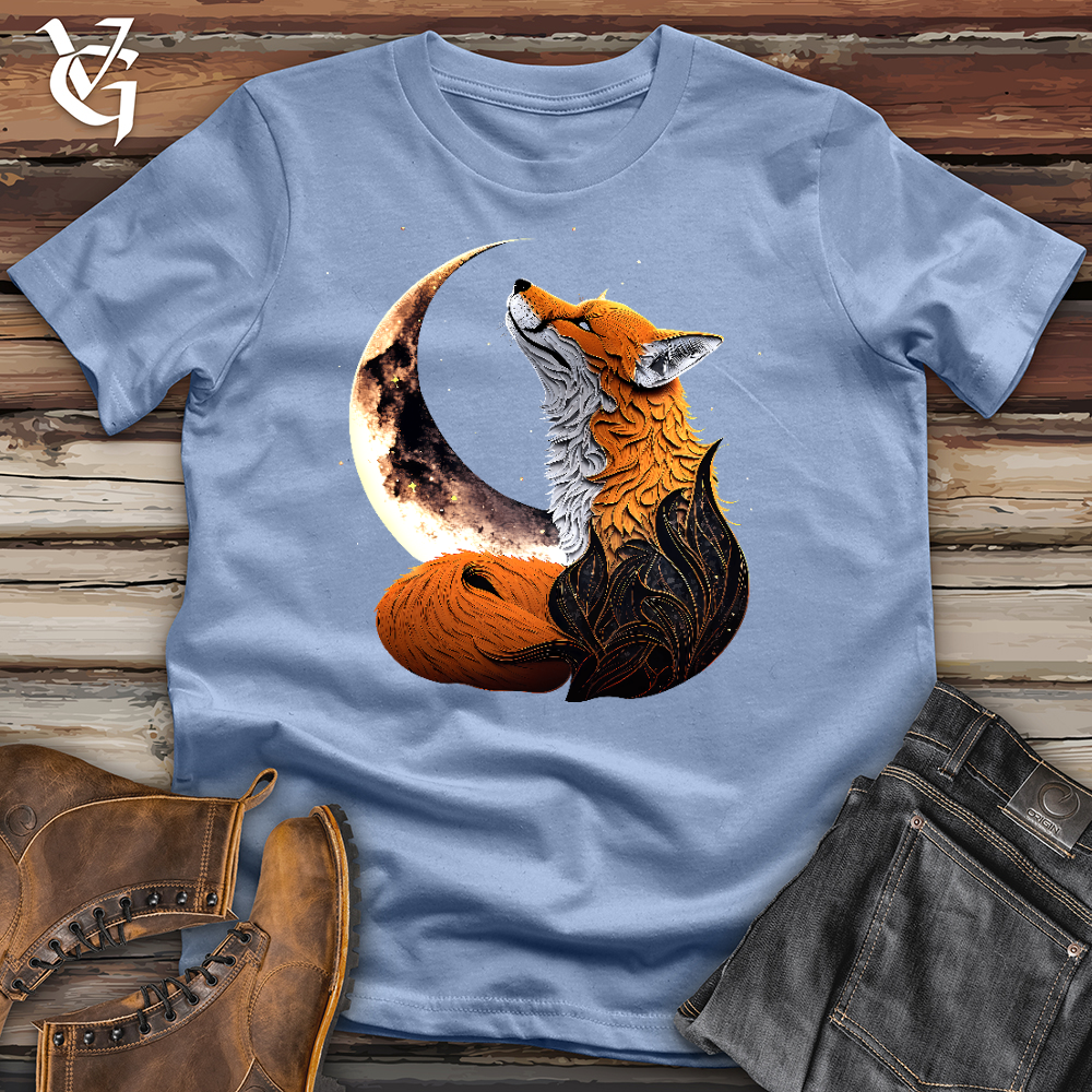 Viking Goods Howl Of The Fox Cotton Tee Baby Blue / L