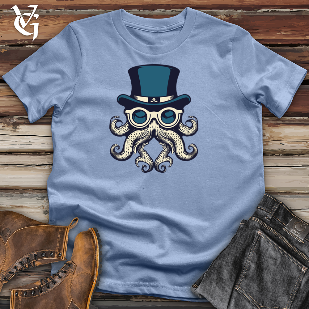 Viking Goods Inky Steampunk Opulence Cotton Tee Baby Blue / L