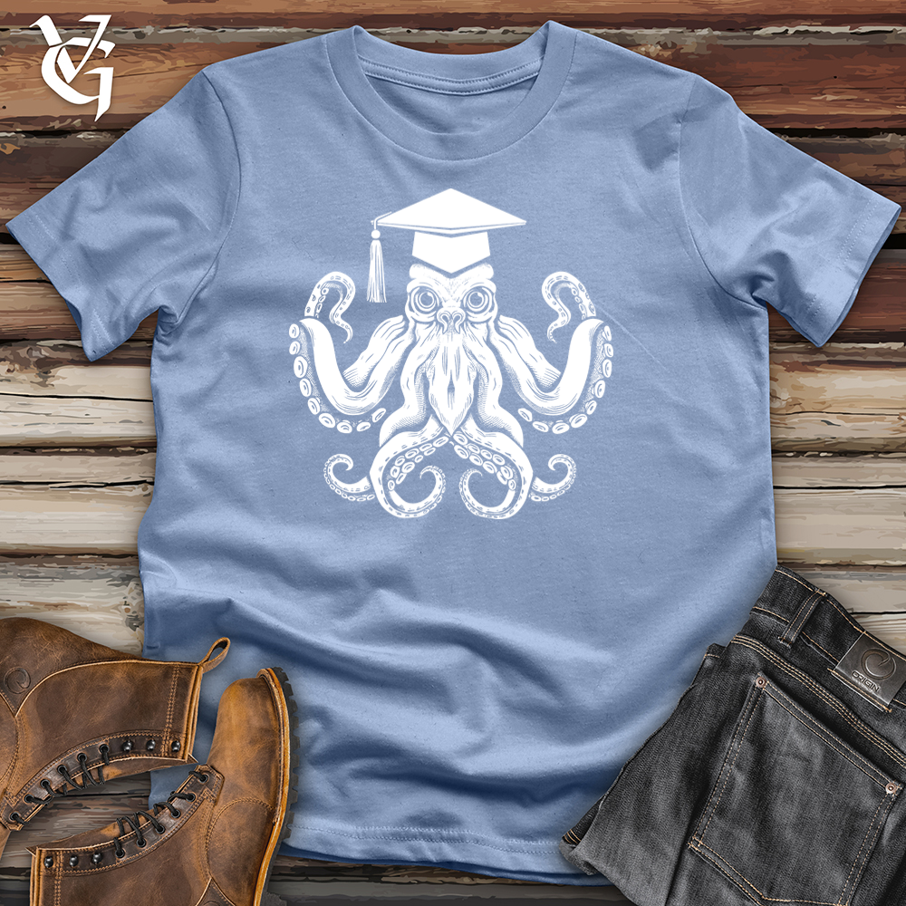 Viking Goods Intellectual Octopus Achievement Cotton Tee Baby Blue / L