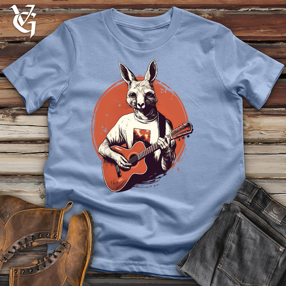 Viking Goods Kangaroo Guitarist Cotton Tee Baby Blue / L