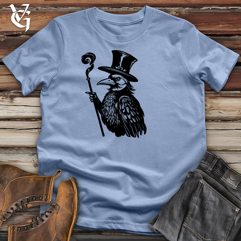 Viking Goods Mystical Raven Enchantment Cotton Tee Baby Blue / L