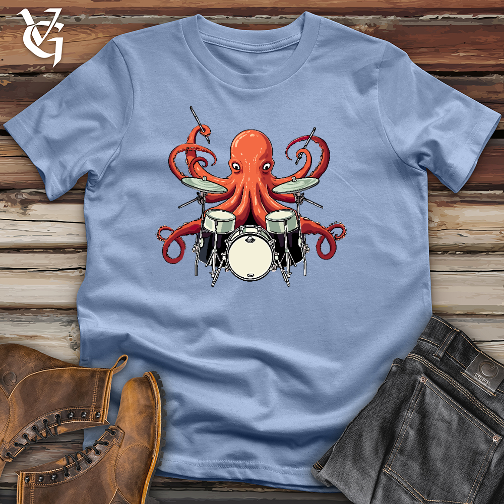 Viking Goods Octodrummer Cotton Tee Baby Blue / L