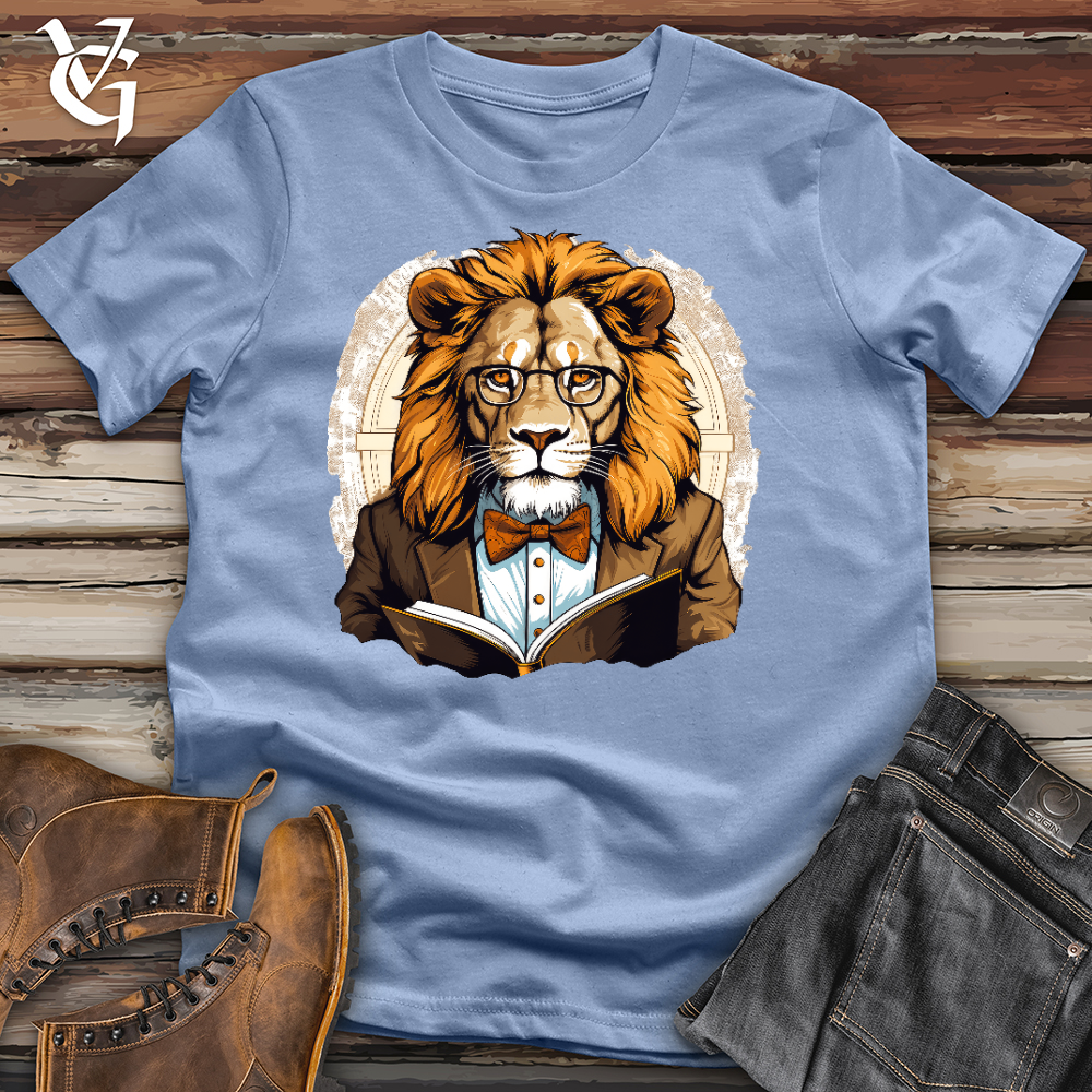 Viking Goods Professor Lion Cotton Tee Baby Blue / L