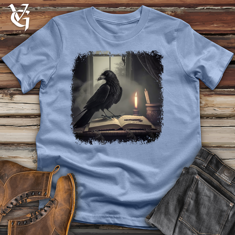 Viking Goods Raven Writer Cotton Tee Baby Blue / L