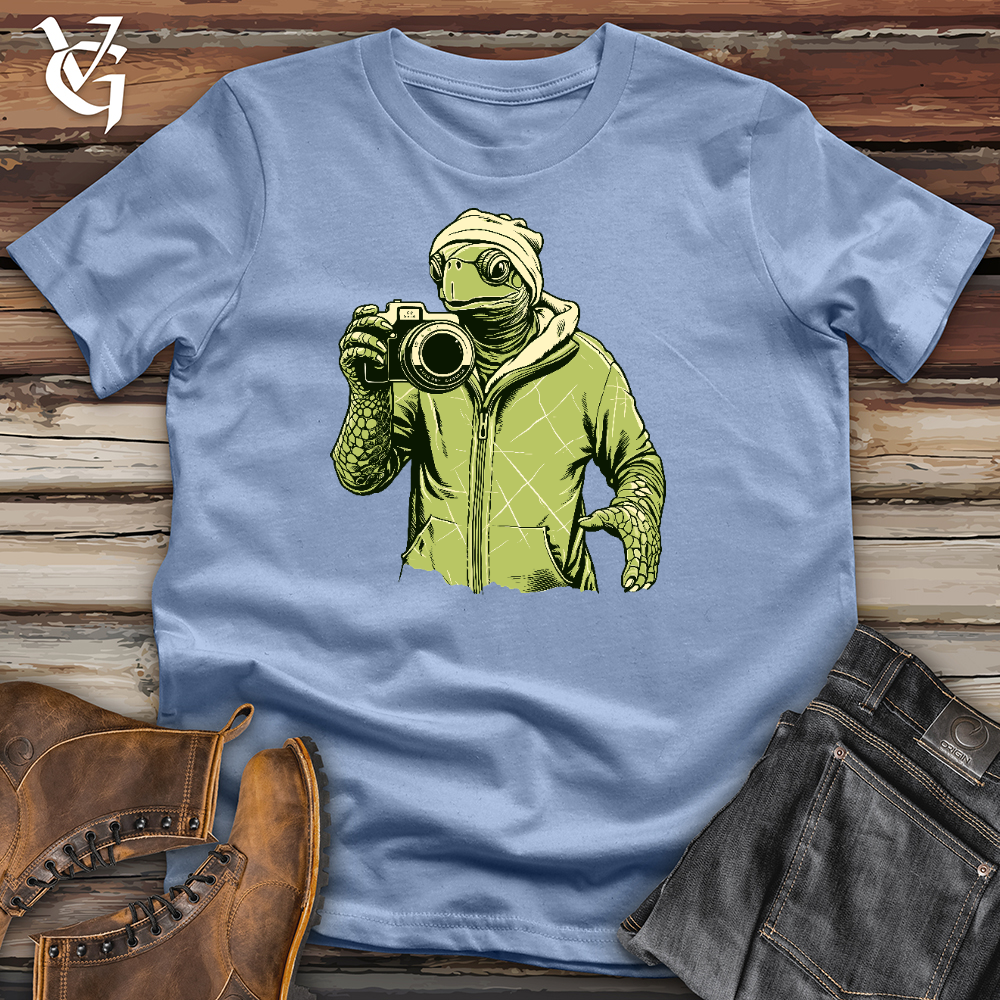 Viking Goods Shell Shutter Cotton Tee Baby Blue / L