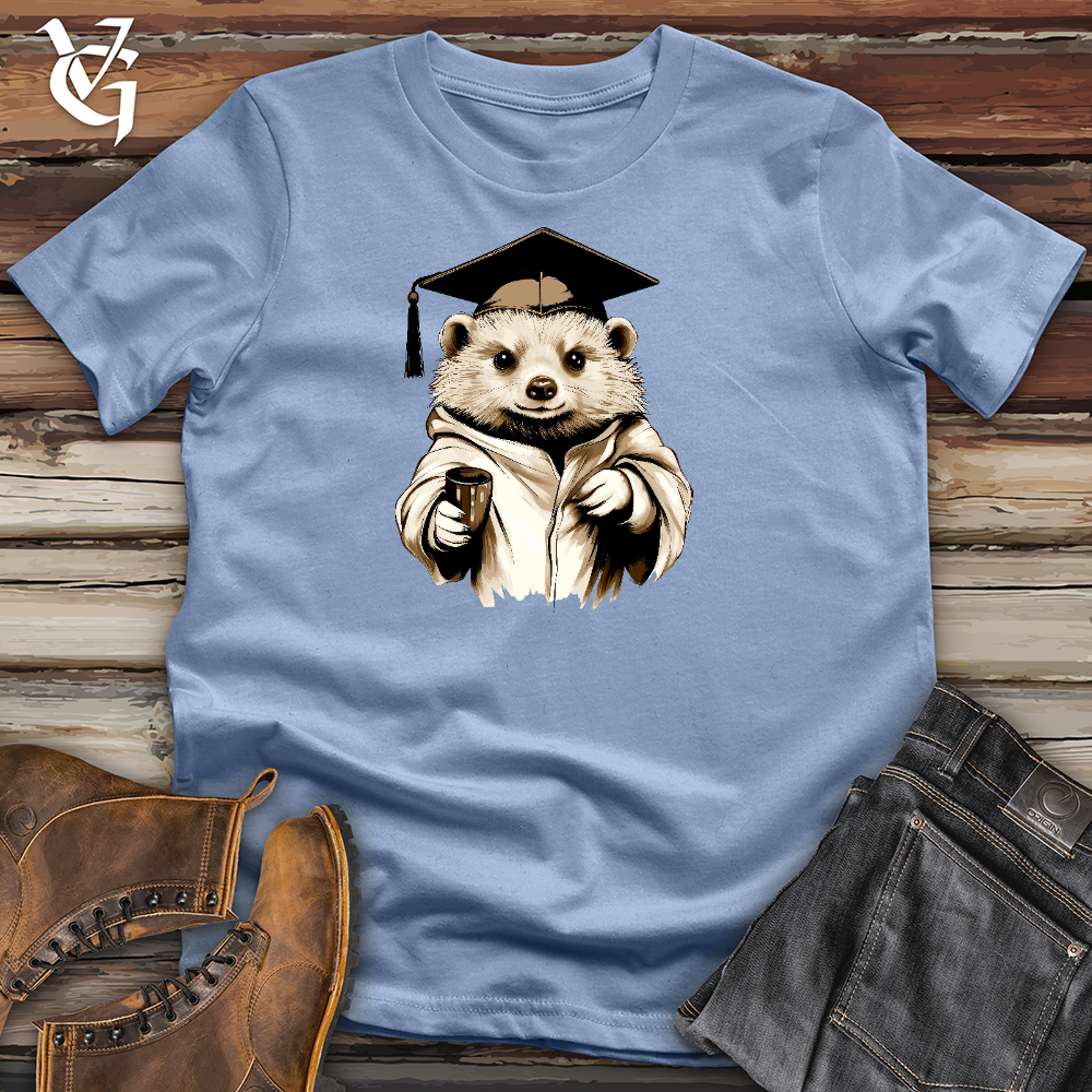 Viking Goods Valedictorian Hedgehog Cotton Tee Baby Blue / L