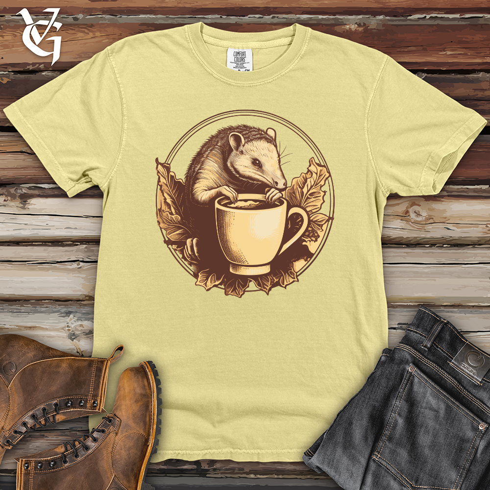 Viking Goods Armadillo Coffee Break Moment Heavy Cotton Comfort Colors Tee Banana / L