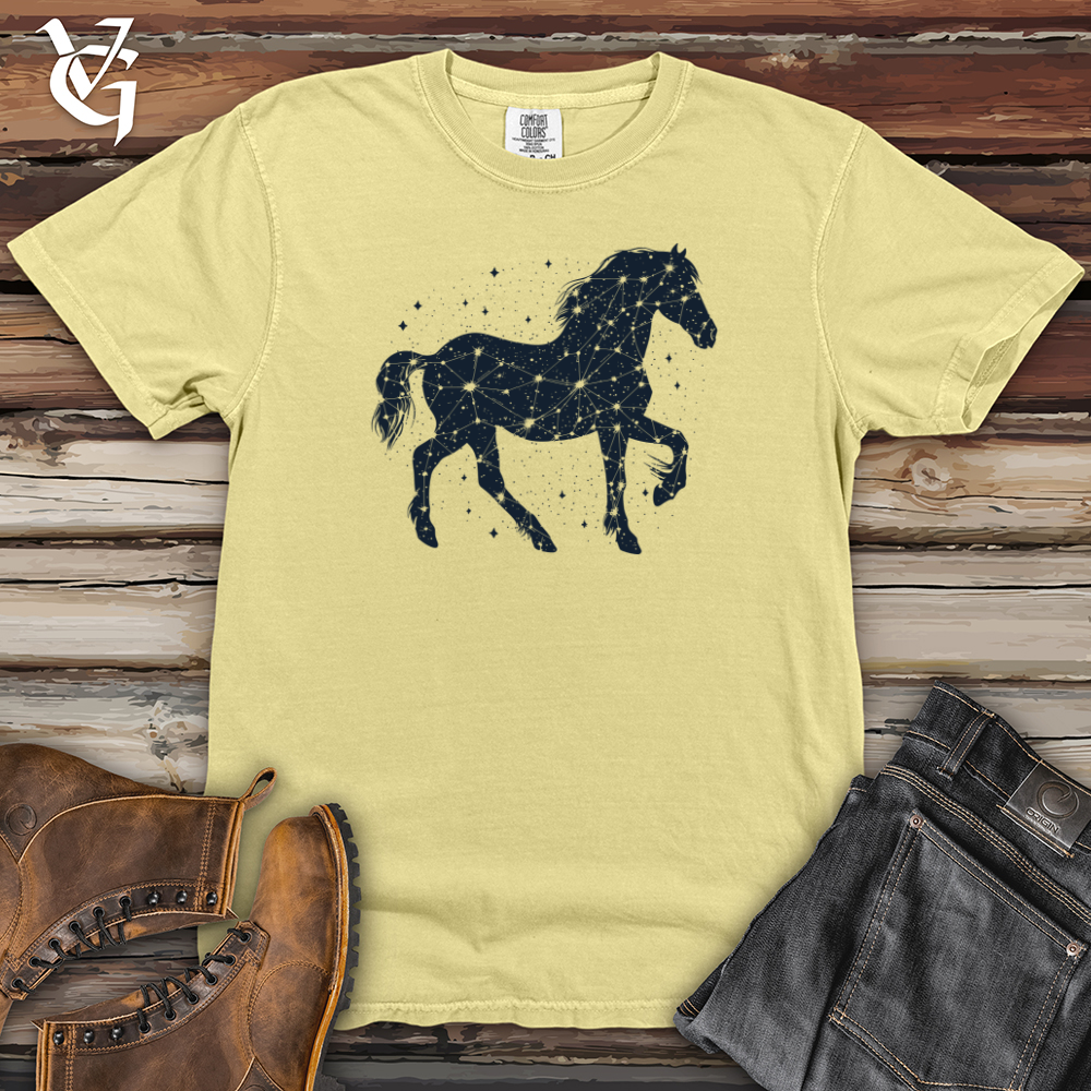 Viking Goods Constellation Equine Majesty Heavy Cotton Comfort Colors Tee Banana / L