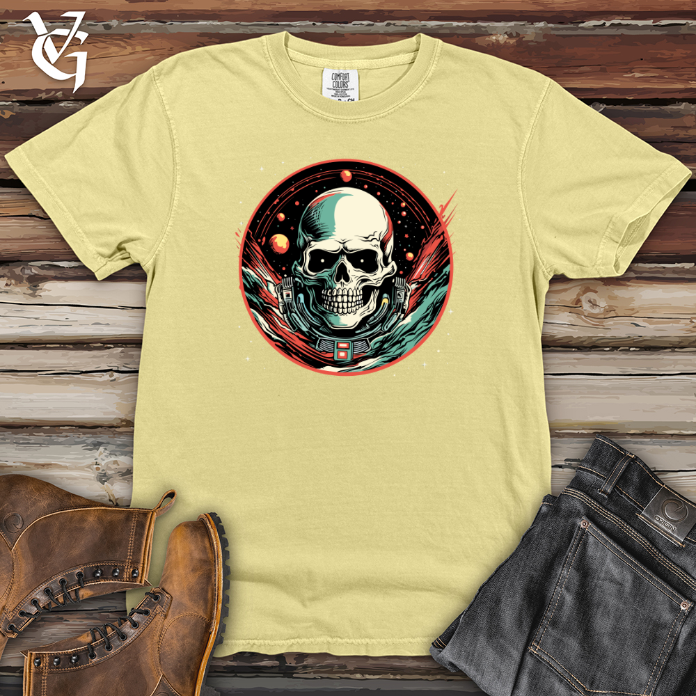 Viking Goods Cosmic Captain Skull Heavy Cotton Comfort Colors Tee Banana / L