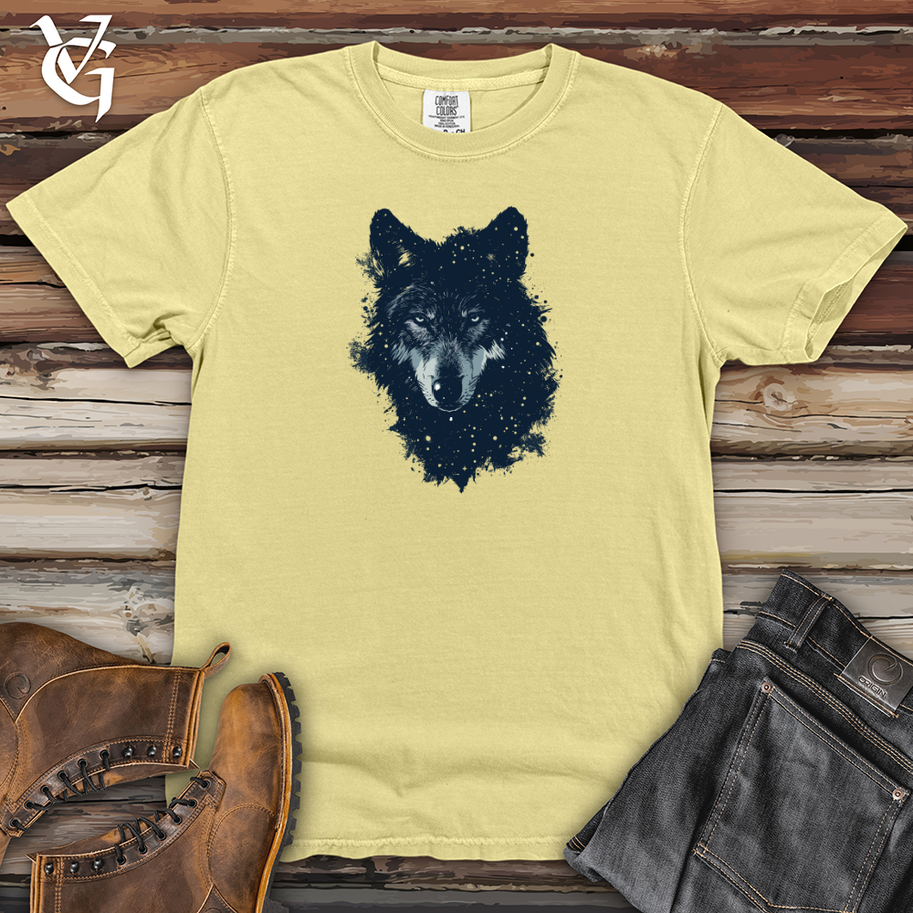Viking Goods Cosmic Wolf Essence Heavy Cotton Comfort Colors Tee Banana / L