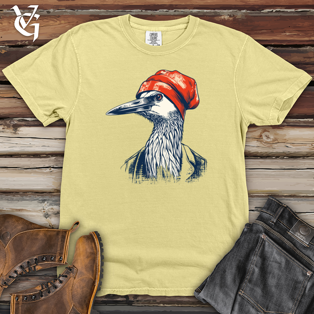 Viking Goods Crane Beanie Bliss Heavy Cotton Comfort Colors Tee Banana / L