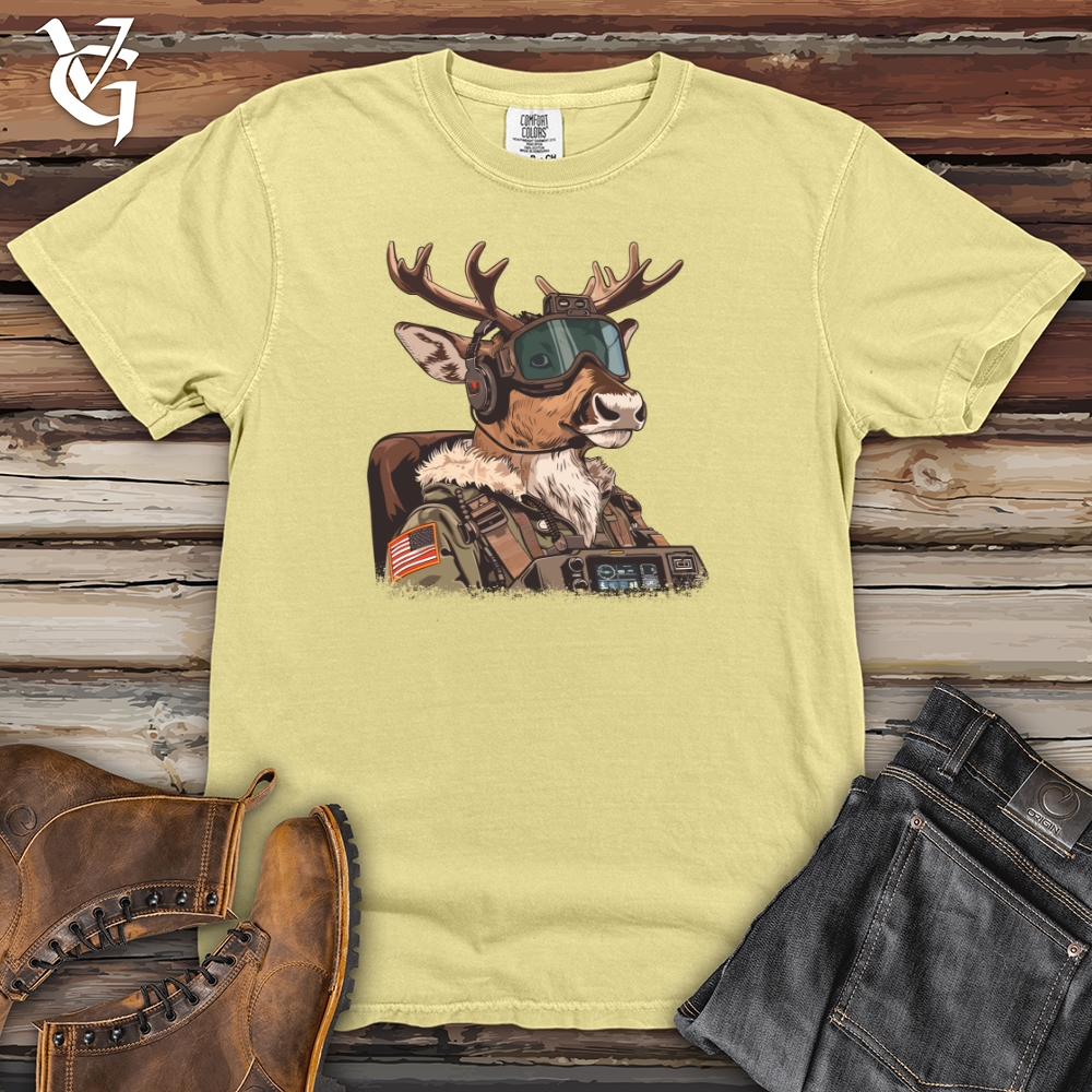 Viking Goods Deer Pilot Gear-up Heavy Cotton Comfort Colors Tee Banana / L
