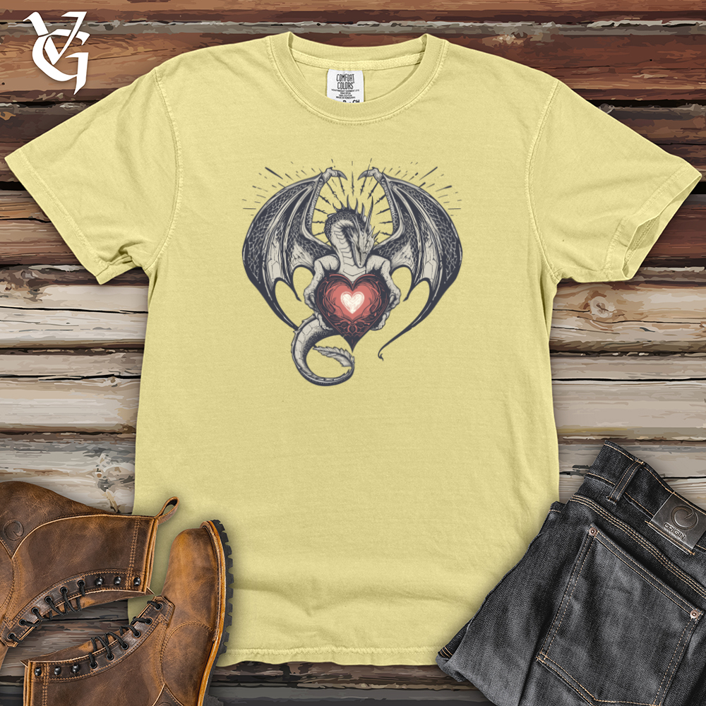 Viking Goods Dragon Heart Embrace Heavy Cotton Comfort Colors Tee Banana / L