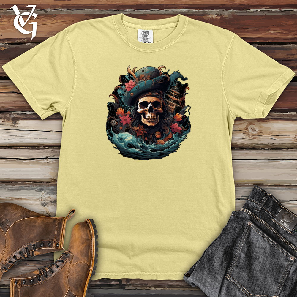 Viking Goods Dreadful Shipwreck Skull Heavy Cotton Comfort Colors Tee Banana / L