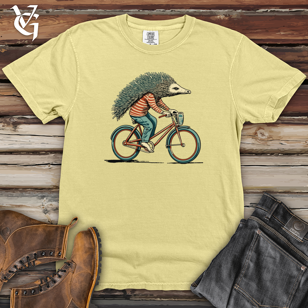 Viking Goods Echidna Cycle Spiny Spin Adventure Heavy Cotton Comfort Colors Tee Banana / L