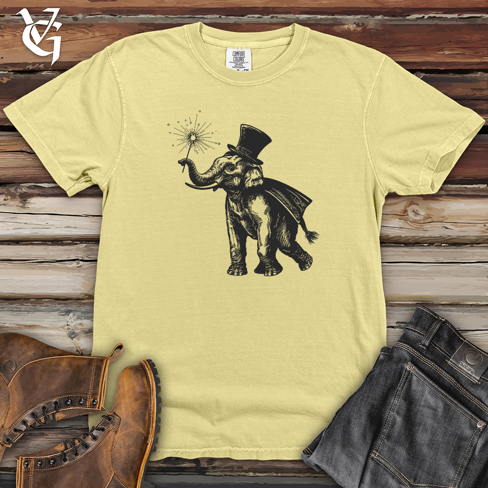 Viking Goods Elephant Sparkler Celebration Heavy Cotton Comfort Colors Tee Banana / L