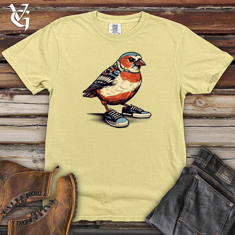 Viking Goods Finch Feathered Sneakers Heavy Cotton Comfort Colors Tee Banana / L