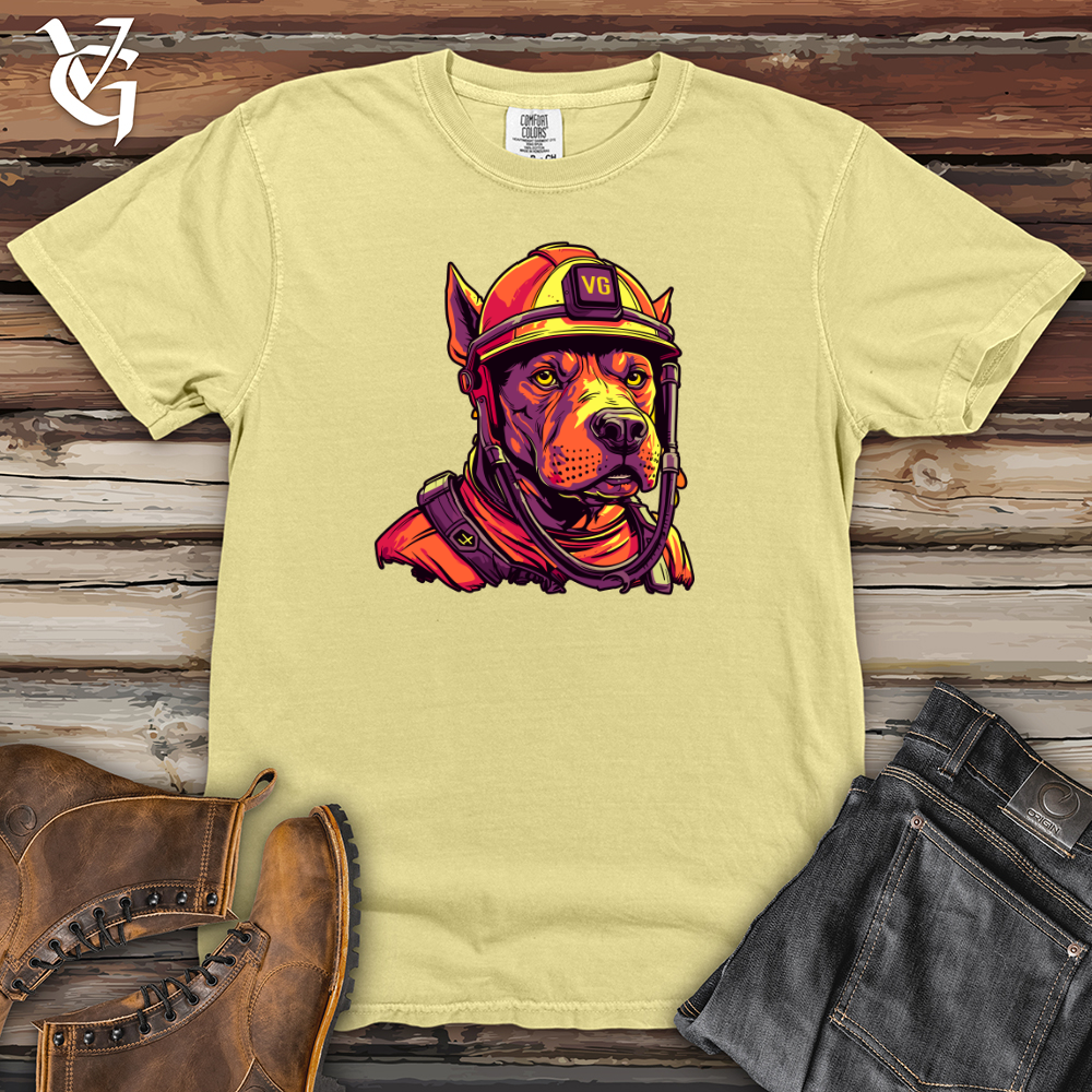 Viking Goods Firefighter Hero Hound Heavy Cotton Comfort Colors Tee Banana / L