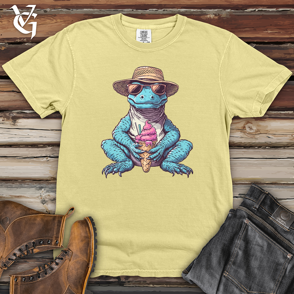 Viking Goods Gecko Summer Treat Heavy Cotton Comfort Colors Tee Banana / L
