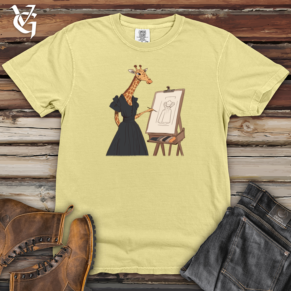 Viking Goods Giraffe Fashion Designer Heavy Cotton Comfort Colors Tee Banana / L