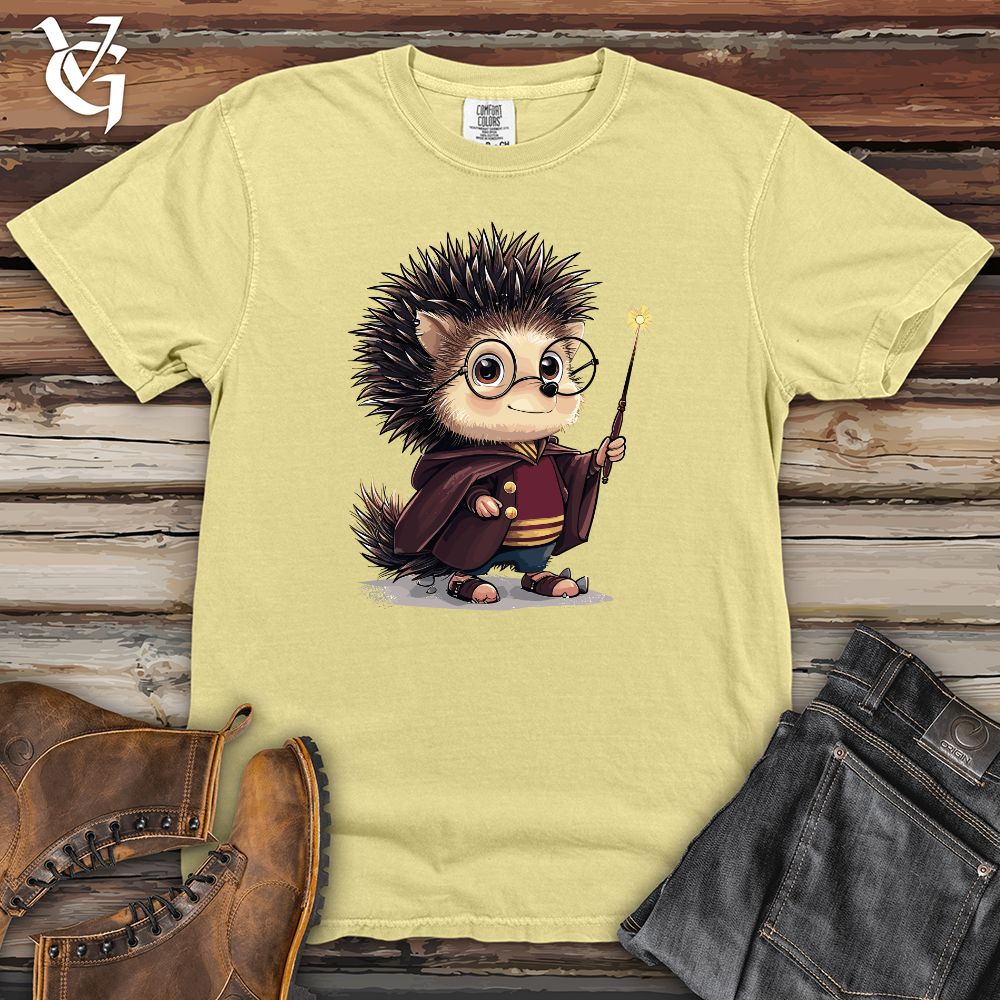 Viking Goods Hedgehog Wizard Charm Heavy Cotton Comfort Colors Tee Banana / L