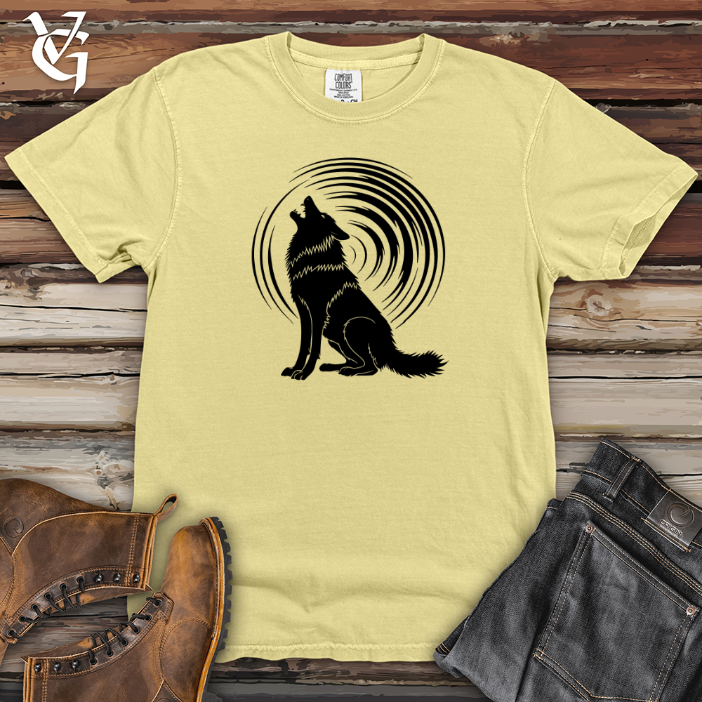 Viking Goods Howling Wolf Resonance Heavy Cotton Comfort Colors Tee Banana / L