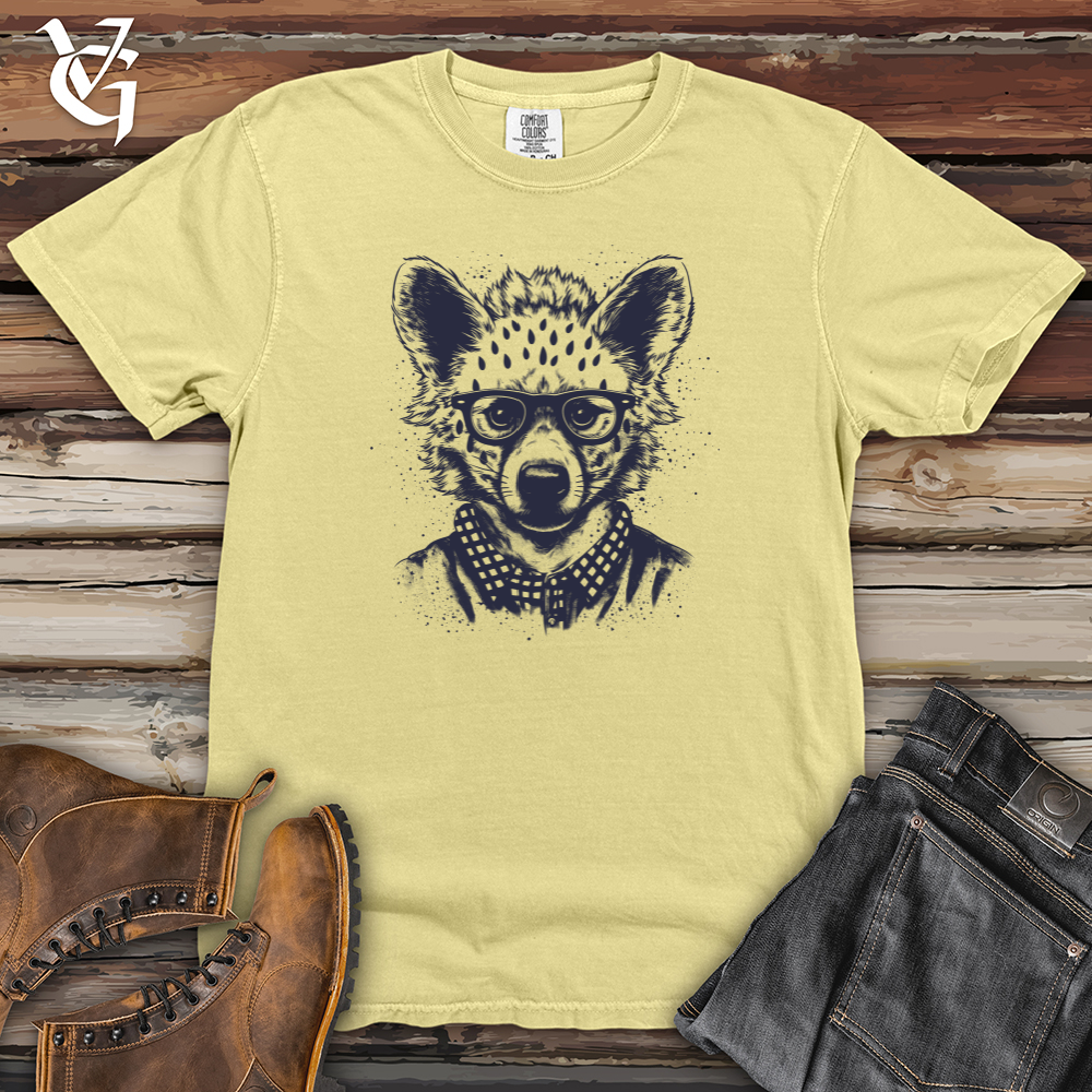 Viking Goods Hyena Wilderness Hipster Wanderlust Heavy Cotton Comfort Colors Tee Banana / L