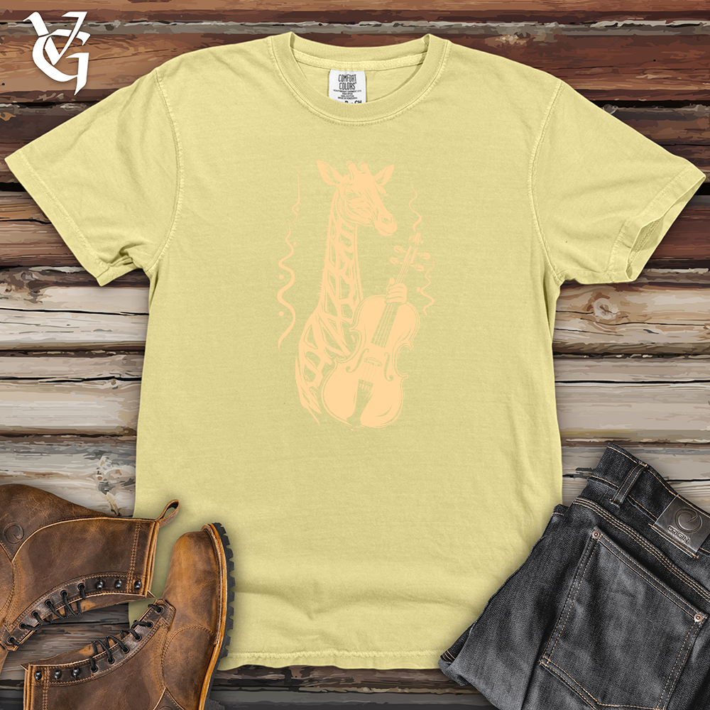 Viking Goods Melodic Giraffe Heavy Cotton Comfort Colors Tee Banana / L