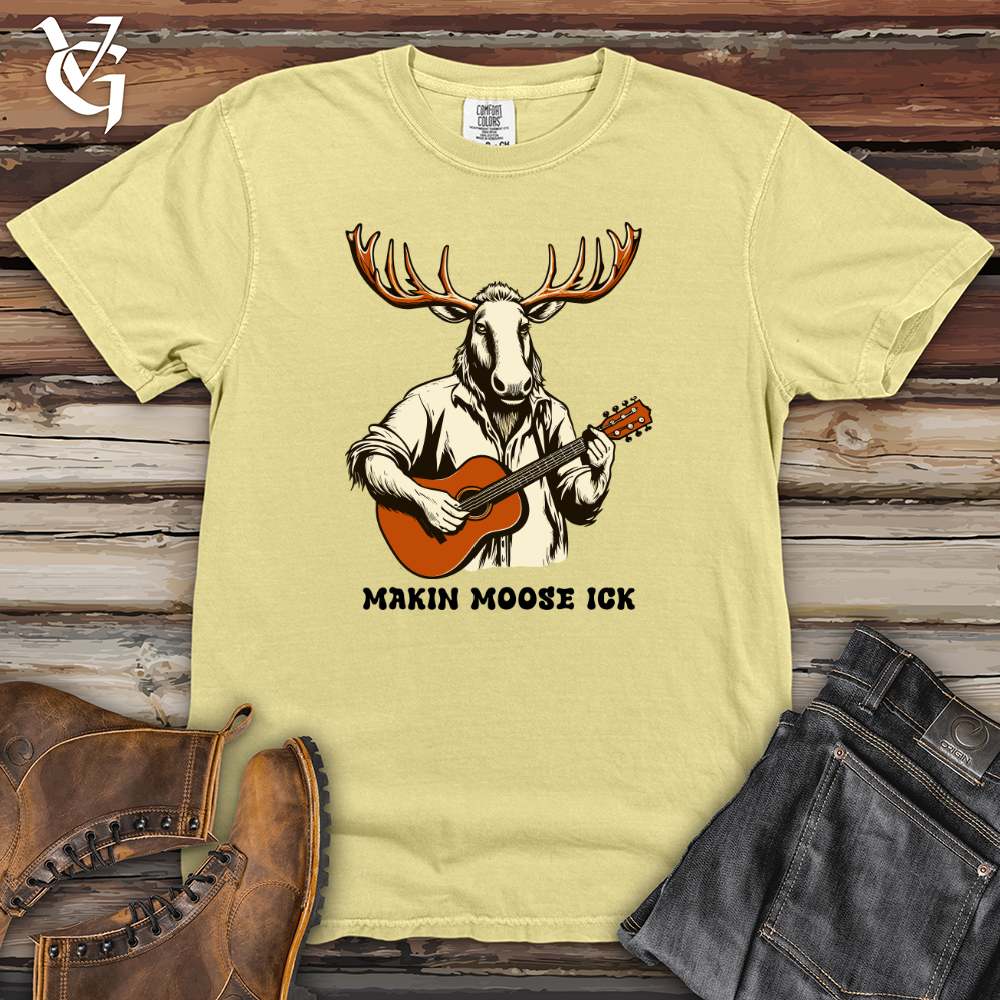Viking Goods Moose Ick Heavy Cotton Comfort Colors Tee Banana / L