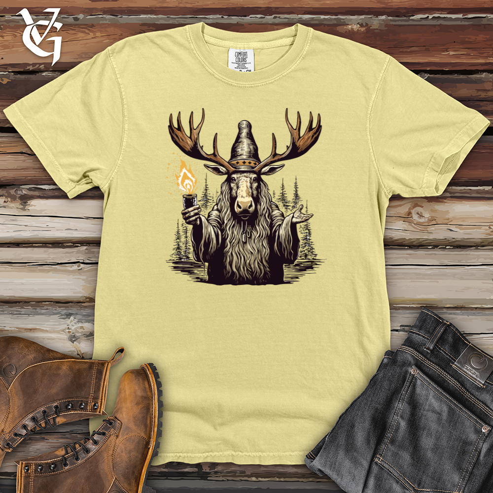 Viking Goods Moose Wizard Enigma Heavy Cotton Comfort Colors Tee Banana / L