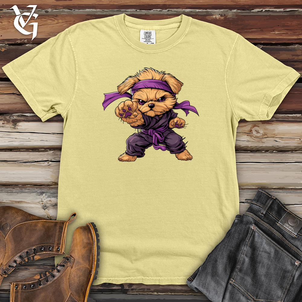 Viking Goods Ninja Puppy Pose Heavy Cotton Comfort Colors Tee Banana / L