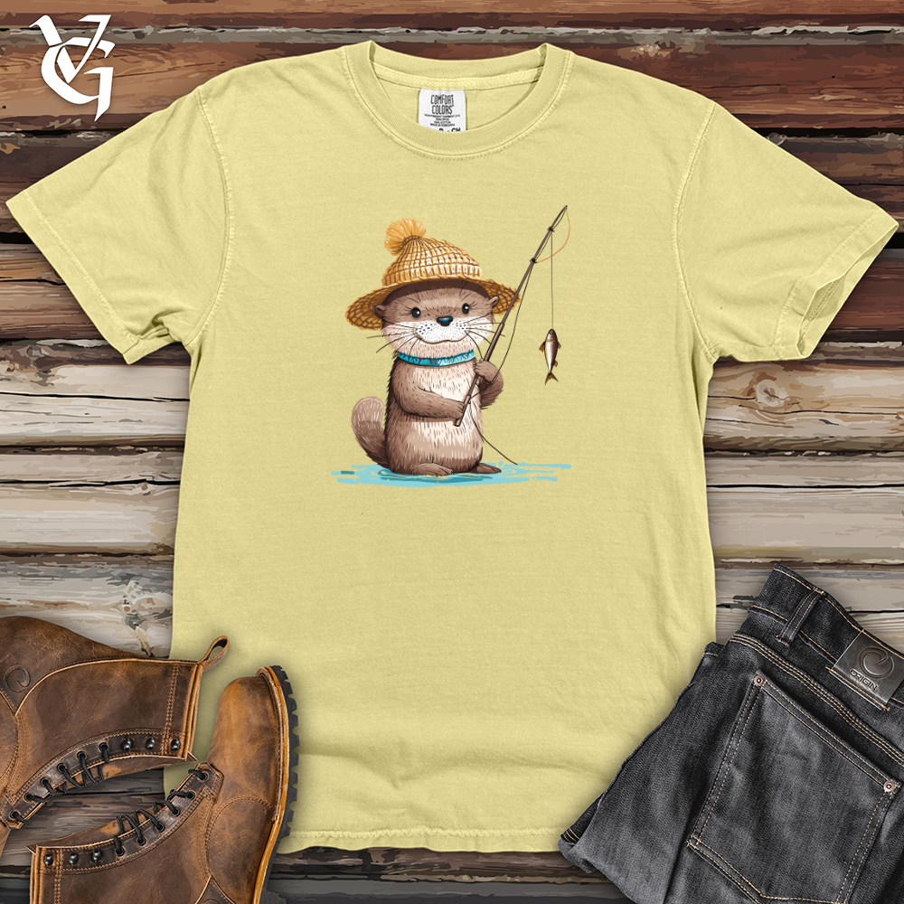 Viking Goods Otter Angler Joy Heavy Cotton Comfort Colors Tee Banana / L